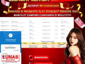 Selamat Kepada User : SA******2 Telah Jackpot Senilai Rp 10.000.000