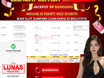 Selamat Kepada User : JU****2 Telah Jackpot Senilai Rp 9.000.000