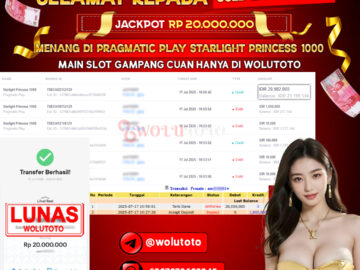 Selamat Kepada User : AM******1 Telah Jackpot Senilai Rp 20.000.000