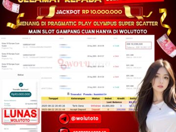 Selamat Kepada User : HA*****1 Telah Jackpot Senilai Rp 10.000.000