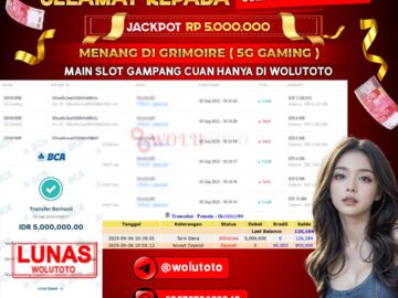 Selamat Kepada User : TH******0 Telah Jackpot Senilai Rp 5.000.000